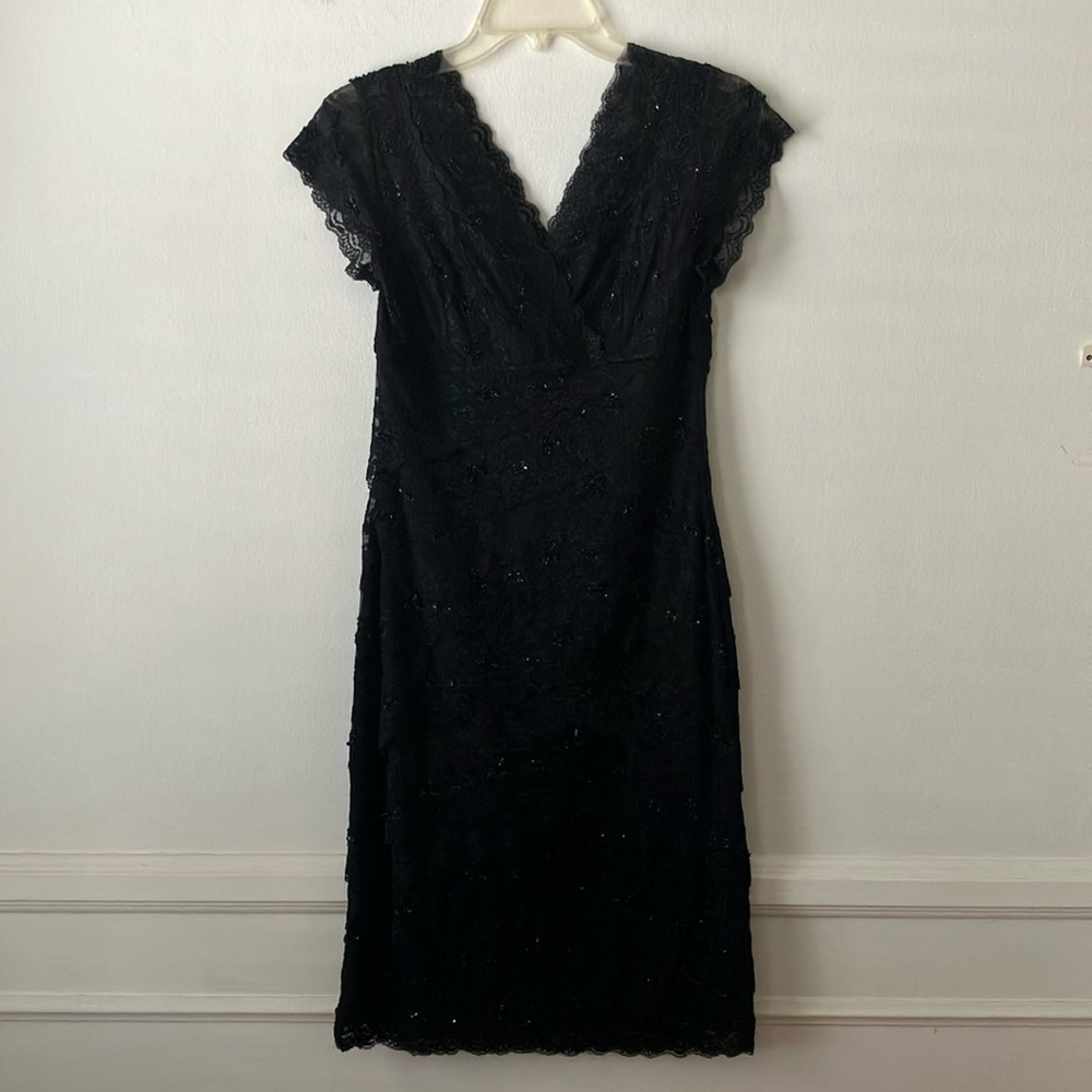 Marina Sequin Lace Cocktail Dress